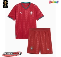 Portugalia Koszulka Podstawowa dzieci MŚ 2026 Krótki Rękaw (+ krótkie spodenki)